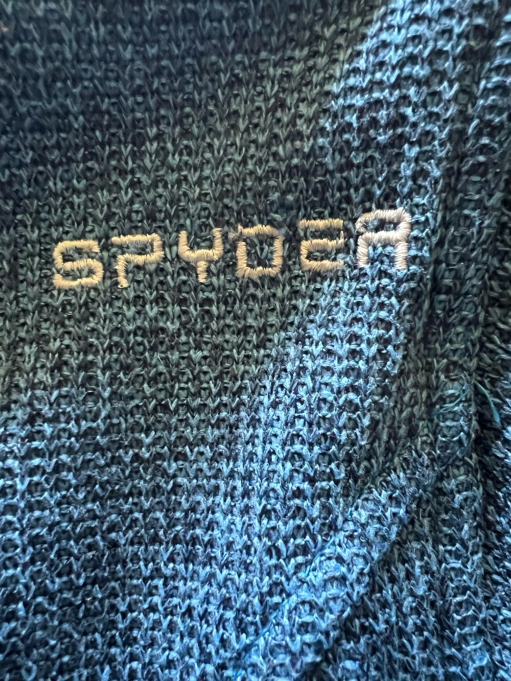 💙 Spyder Heather Blue Endure Full Zip Stryke Fleece Jacket - Picture 7 of 7